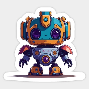 Cute Robot Sticker